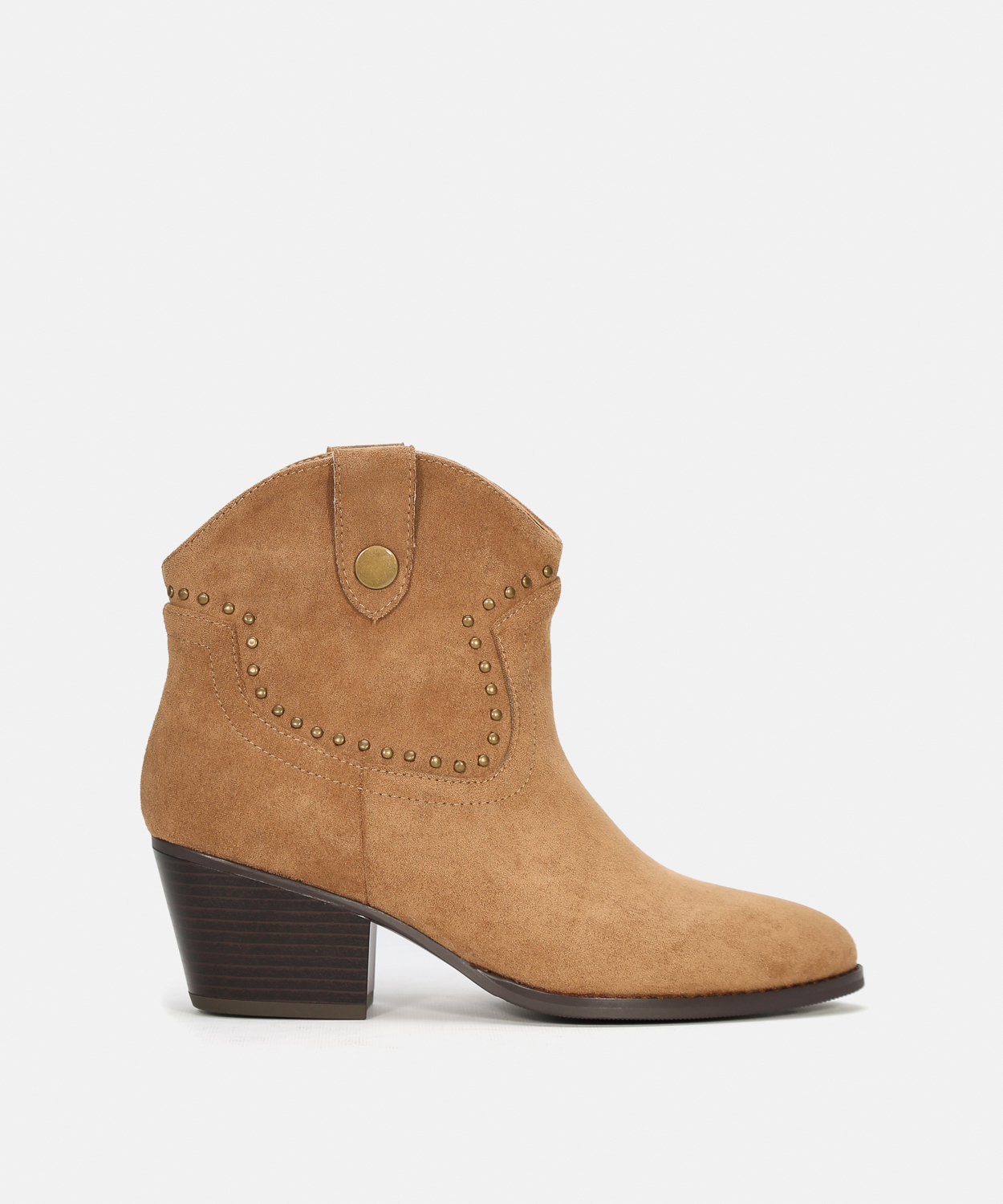 Botins cowboy salto tachas